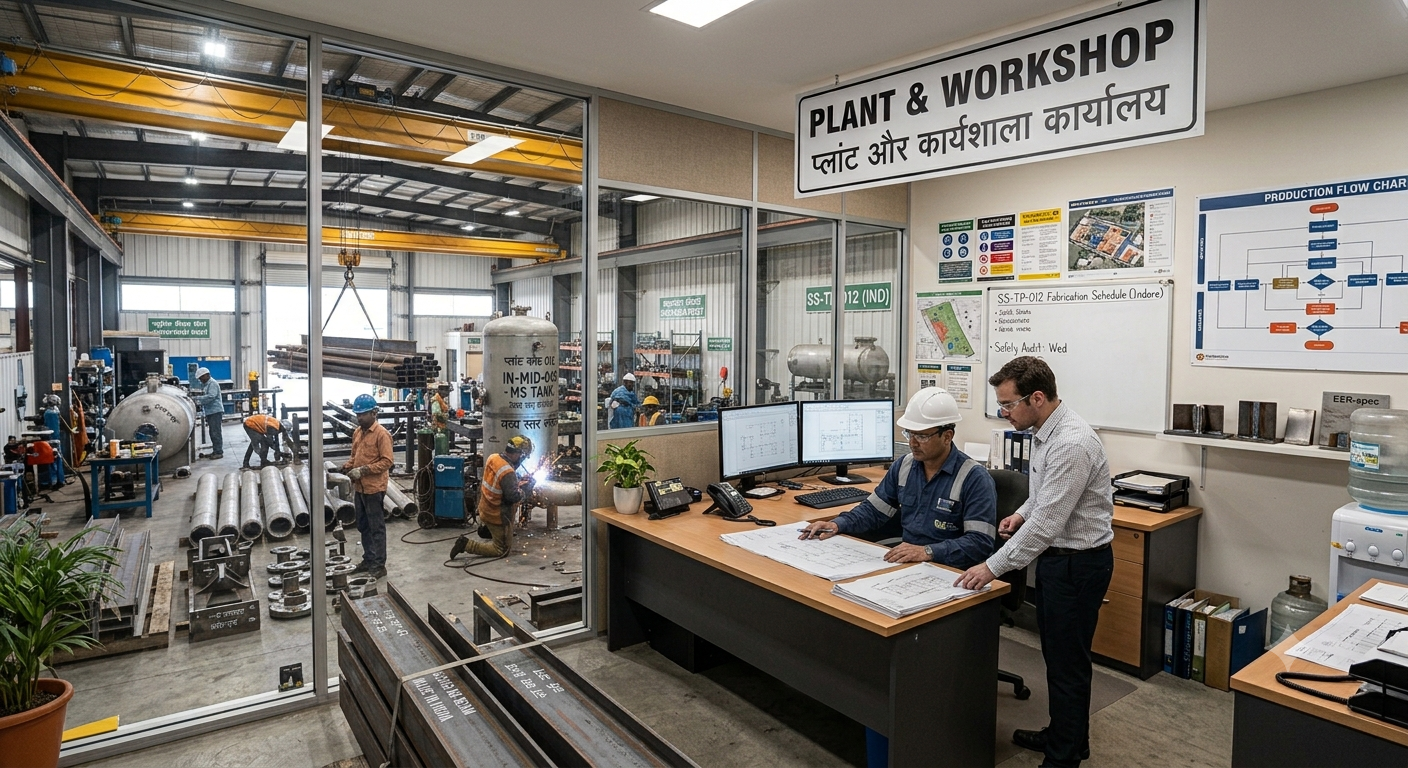 Industrial plant logistics